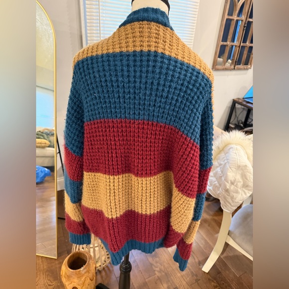 Baltic Born Multicolor Oversized Chunky Knit Cardigan - Picture 8 of 9
